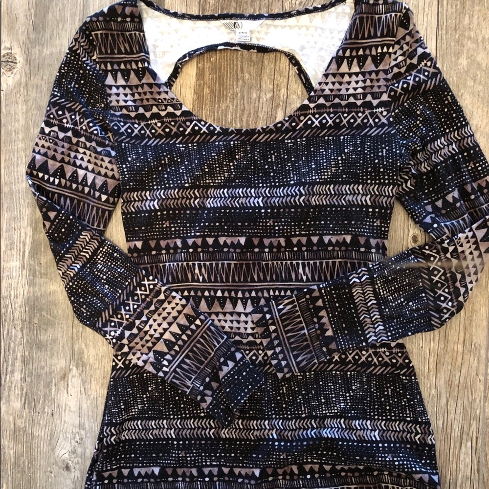 Volcom Geometric Long Sleeve Top